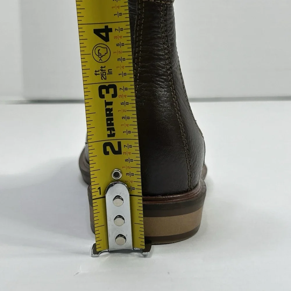 Zara Ankle Boots Little Kids EU 28 / US 11 Dark Brown Pebbled Pull On